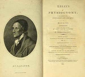 Seller image for Essays on physiognomy; for the promotion and the knowledge and the love of mankind.translated into English by Thomas Holcroft.To which are added one hundred physiognomonical rules, a posthumous work by Mr. Lavater, and memoirs of the life of the author for sale by Rulon-Miller Books (ABAA / ILAB)