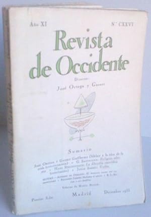 Seller image for REVISTA DE OCCIDENTE n CXXVI. Dilthey y La Idea De La Vida (continuacin); Religin ltima; La Filosofa Cientfica (conclusin); Rodin; El Hermano Mayor Del romanticismo; Mahoma El astuto; Baroja y Sus Desfiles for sale by La Social. Galera y Libros