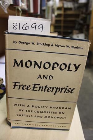 Imagen del vendedor de Monopoly and Free Enterprise a la venta por Princeton Antiques Bookshop