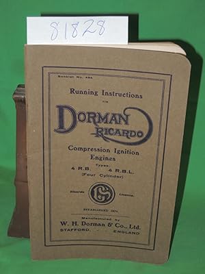 Imagen del vendedor de The "Dorman Ricardo" Four-Cylinder Compression Ignition Engine a la venta por Princeton Antiques Bookshop