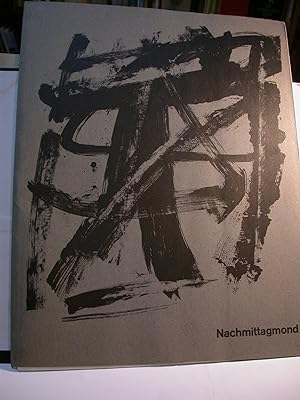 Nachmittagmond , Lithographien von Bernd Völkle, Gedichte von Jochen Gerz, einmalige , einzeln nu...