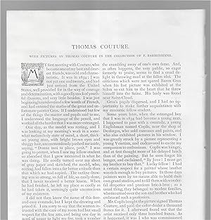 Seller image for Thomas Couture for sale by Legacy Books II