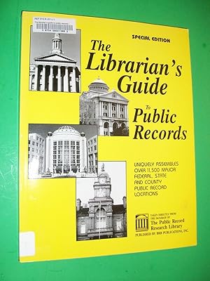 Imagen del vendedor de The Librarian's Guide to Public Records a la venta por Lowest Priced Quality Rare Books