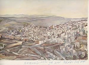 Image du vendeur pour Jerusalem, Drawings and Paintings 12 Dassins et Peintures [10 of the 12 plates, including the two in color, plus the booklet] mis en vente par Meir Turner