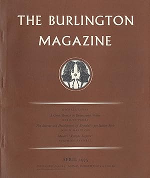 Seller image for The Burlington Magazine (April 1975) for sale by Diatrope Books