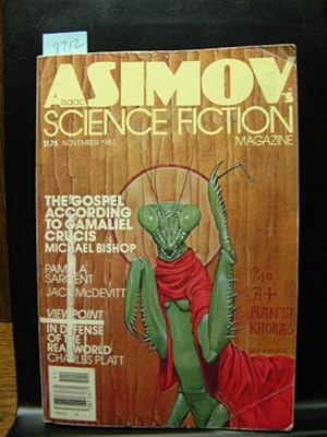 Immagine del venditore per ISAAC ASIMOV'S SCIENCE FICTION - Nov, 1983 venduto da The Book Abyss