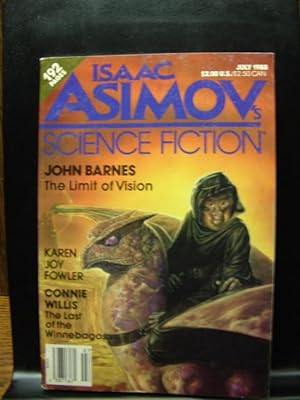 Image du vendeur pour ISAAC ASIMOV'S SCIENCE FICTION - Jul, 1988 mis en vente par The Book Abyss