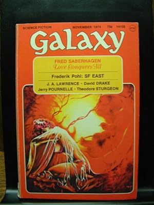 Bild des Verkufers fr GALAXY SCIENCE FICTION - Nov, 1974 zum Verkauf von The Book Abyss