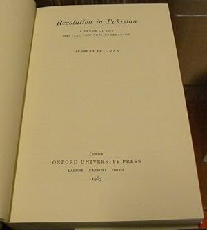 Seller image for REVOLUTION IN PAKISTAN. for sale by Parnassus Book Service, Inc