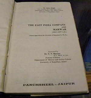 THE EAST INDIA COMPANY AND MARWAR, (1803-1857 A.D.)