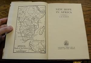 Imagen del vendedor de NEW HOPE IN AFRICA. a la venta por Parnassus Book Service, Inc