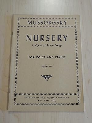Bild des Verkufers fr Nursery / A Cycle of Seven Songs / for Voice and Piano (original key) zum Verkauf von Bradley Ross Books