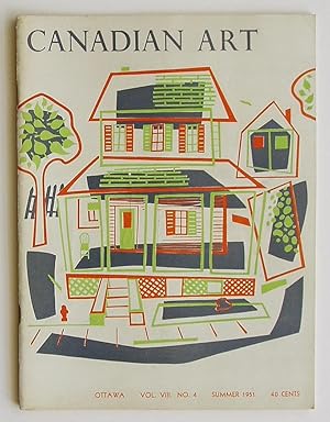 Seller image for Canadian Art Vol. VIII, No.4, Summer 1951 for sale by Summerhill Books