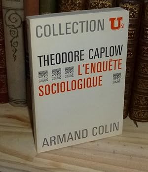 Imagen del vendedor de L'Enqute sociologique - Collection U2 - Armand Colin - 1970. a la venta por Mesnard - Comptoir du Livre Ancien