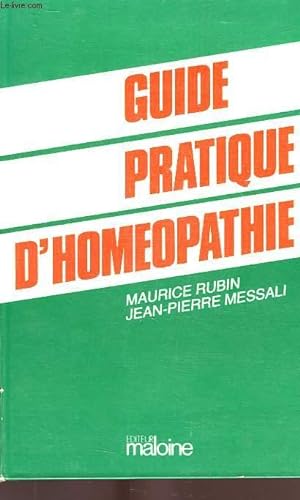 Bild des Verkufers fr GUIDE PRATIQUE D'HOMEOPATHIE zum Verkauf von Le-Livre