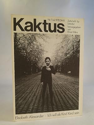 Bild des Verkufers fr Kaktus. Zeitschrift fr Literatur. Heft 7. 1978. zum Verkauf von ANTIQUARIAT Franke BRUDDENBOOKS