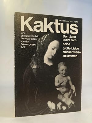 Bild des Verkufers fr Kaktus. Zeitschrift fr Literatur. Heft 3. 1977. zum Verkauf von ANTIQUARIAT Franke BRUDDENBOOKS