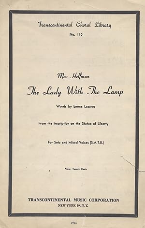 THE LADY WITH THE LAMP: FOR SOLO AND MIXED VOICES: S.A.T.B.