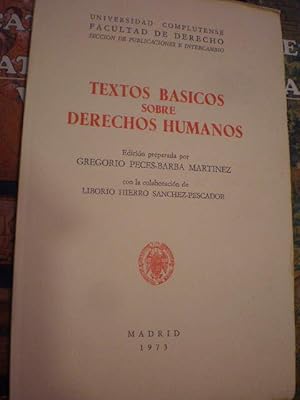 Imagen del vendedor de Textos bsicos sobre derechos humanos a la venta por Librera Antonio Azorn