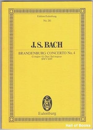 Imagen del vendedor de Brandenburg Concerto No. 4: G major/G-Dur/Sol majeur. BMV 1049 a la venta por Hall of Books