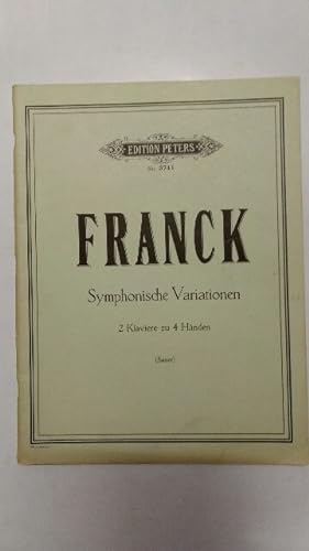 Symphonische Variationen für Klavier und Orchester. Ausgabe für zwei Klaviere zu vier Händen. Rev...