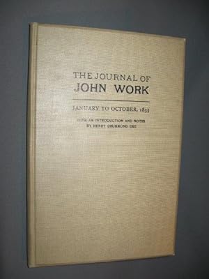 The Journal of John Work, January to October, 1835. Archives of British Columbia Memoir No. X.