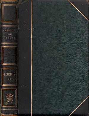 Annales de chimie et de physique, quatrième série, tome XI, année 1867