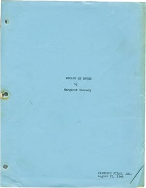 Imagen del vendedor de Escape Me Never (Original screenplay for the 1947 film) a la venta por Royal Books, Inc., ABAA