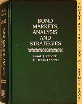 Bild des Verkufers fr Bond Markets, Analysis And Strategies zum Verkauf von Keener Books (Member IOBA)