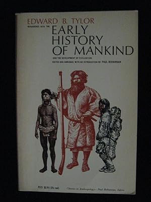 Bild des Verkufers fr RESEARCHES INTO THE EARLY HISTORY OF MANKIND AND THE DEVELOPMENT OF CIVILIZATION zum Verkauf von HERB RIESSEN-RARE BOOKS