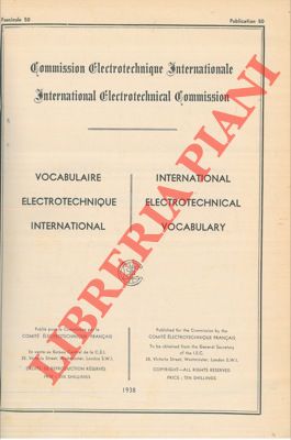 Vocabulaire electrotechnique international. International electrotechnical vocabulary.