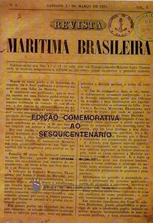 REVISTA MARITIMA BRASILEIRA. Ediçao comemorativa ao Sesquicentenárío - V. 121 - Nº 4 - 6. Abr - j...