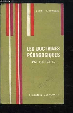 Seller image for Les Doctrines pdagogiques par les textes for sale by Le-Livre