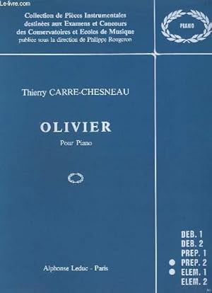 Bild des Verkufers fr OLIVIER - POUR PIANO - PREP.2 + ELEM.1. zum Verkauf von Le-Livre