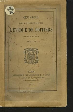 Seller image for OEUVRES. TOME VI. for sale by Le-Livre