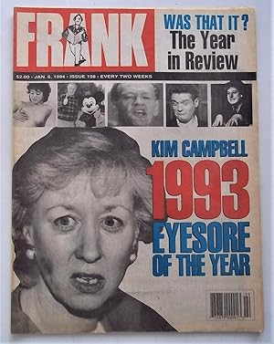 Imagen del vendedor de Frank Magazine #158 (January 6, 1994) Canada Humor Satire Parody Scandal a la venta por Bloomsbury Books