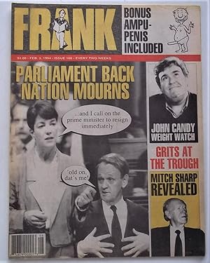 Immagine del venditore per Frank Magazine #160 (February 3, 1994) Canada Humor Satire Parody Scandal venduto da Bloomsbury Books