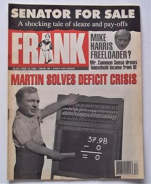 Frank Magazine #189 (March 15, 1995) Canada Humor Satire Parody Scandal