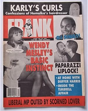 Frank Magazine #205 (October 25, 1995) Canada Humor Satire Parody Scandal