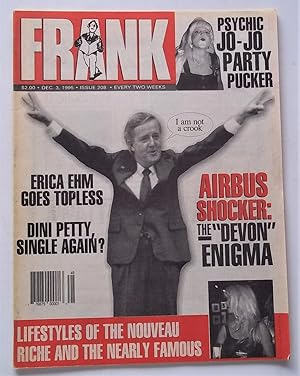Frank Magazine #208 (December 3, 1995) Canada Humor Satire Parody Scandal