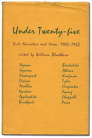 Seller image for Under Twenty-Five: Duke Narrative and Verse, 1945-1962 for sale by Between the Covers-Rare Books, Inc. ABAA