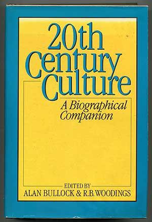 Bild des Verkufers fr Twentieth-Century Culture: A Biographical Companion zum Verkauf von Between the Covers-Rare Books, Inc. ABAA