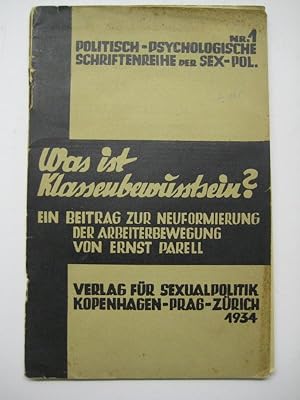 Was ist Klassenbewußtsein?. Ein Beitrag zur Diskussion über die Neuformierung der Arbeiterbewegung.