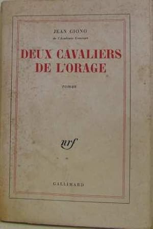 Seller image for Deux cavaliers de l'orage for sale by crealivres