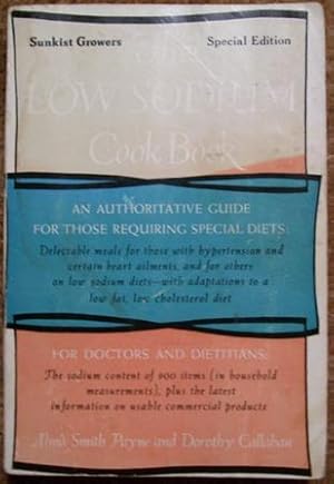 Imagen del vendedor de The Low Sodium Cook Book - Special Sunkist Edition a la venta por Wordbank Books