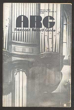 Bild des Verkufers fr American Record Guide, February 1983, Vol. 46, No. 3 zum Verkauf von Between the Covers-Rare Books, Inc. ABAA