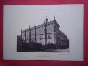 VALLADOLID. Colegio Mayor de Sta. Cruz. Blatt 79. Die Baukunst Spaniens in Ihren Hervorndsten Wer...