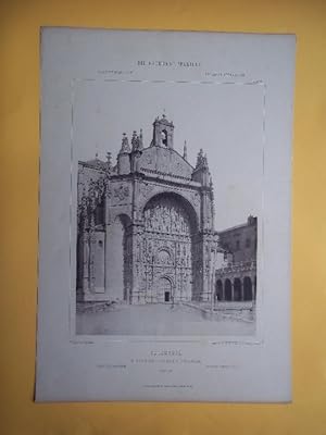 SALAMANCA. S Domingo - Fachada Principal. Blatt 98. Die Baukunst Spaniens in Ihren Hervorndsten W...