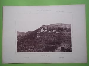 GRANADA. Vista del Generalife. Blatt 30 B. Die Baukunst Spaniens in Ihren Hervorndsten Werken.