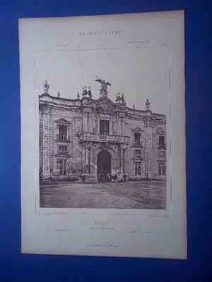 SEVILLA. Fábrica de Tabacos. Blatt 147. Die Baukunst Spaniens in Ihren Hervorndsten Werken.
